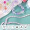 180-240PCS Assorted Acrylic Beads For Bracelet Making, Flower Bow Butterfly Candy Star Heart GummyBear Kawaii Aesthetic Bracelet Charms,Cute Beads